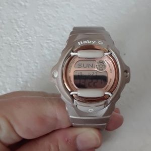 BabyG  Casio digital watch rose gold
